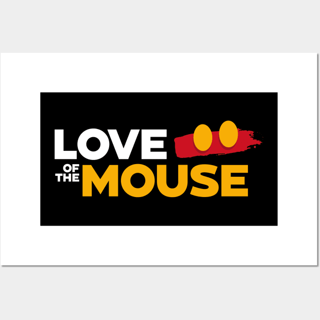 Love of the Mouse - Shorts Wall Art by Merlino Creative